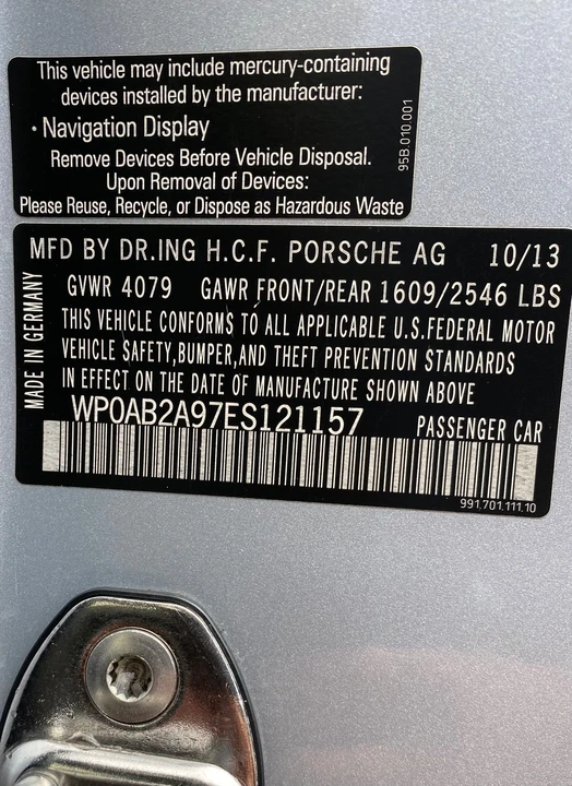 2014 Porsche 991 Carrera S - Image 3 of 24