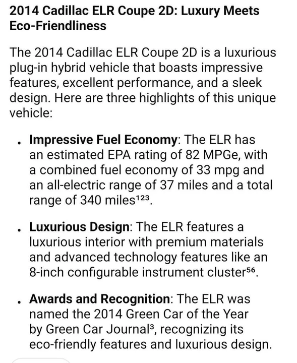 2014 Cadillac ELR - Image 5 of 6