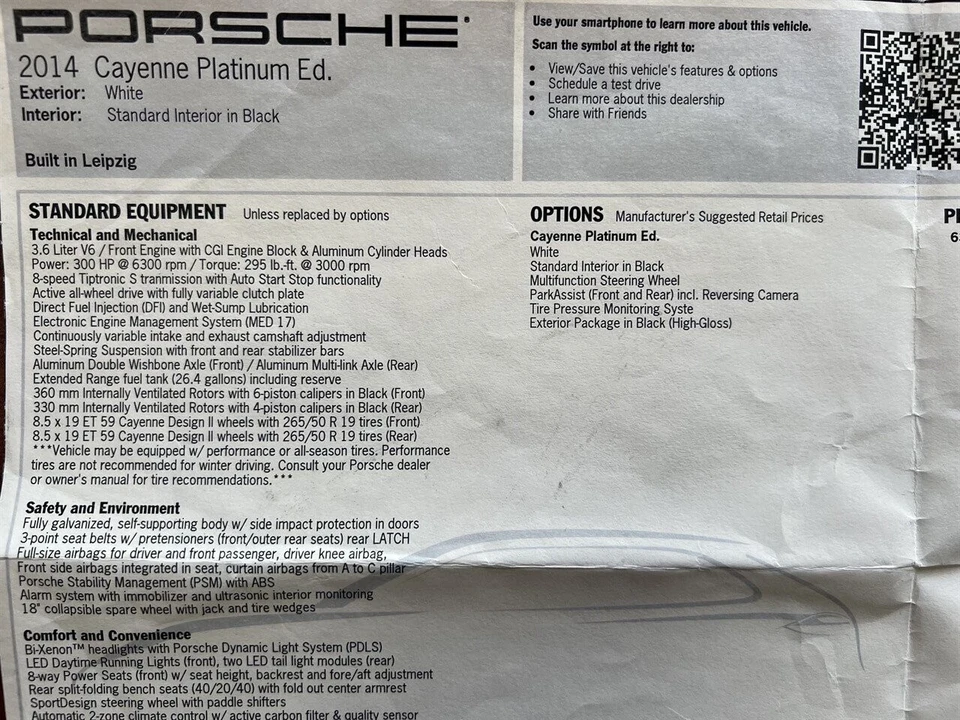 2014 Porsche 958 Cayenne - Image 20 of 21