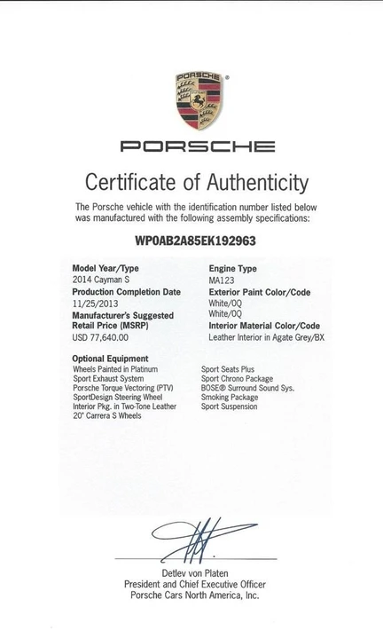 2014 Porsche 981 Cayman S - Image 22 of 23