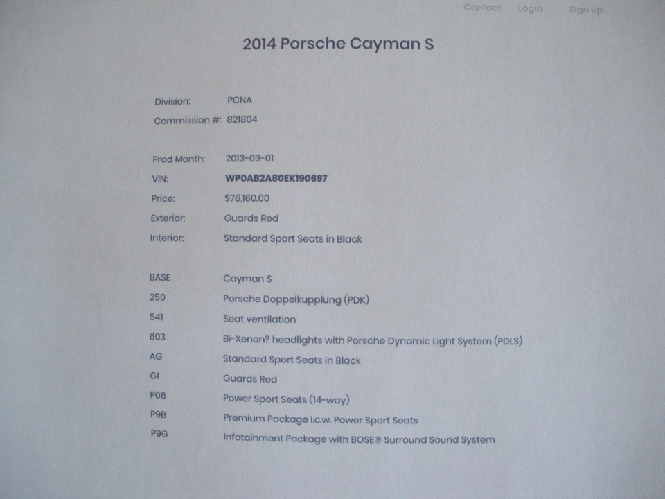 2014 Porsche 981 Cayman S - Image 18 of 24