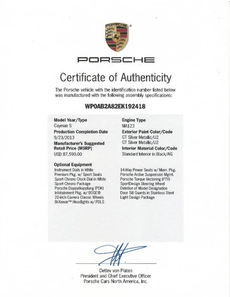 2014 Porsche 981 Cayman S - Image 6 of 6