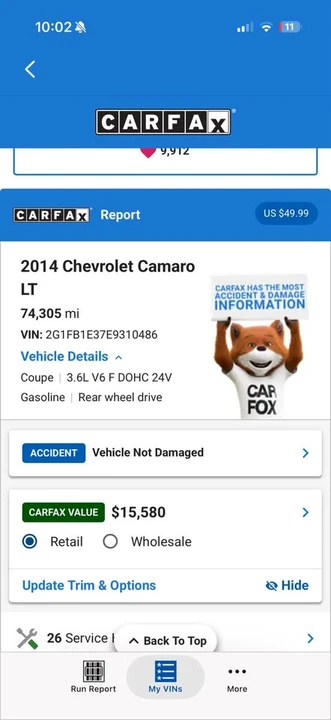 2014 Chevrolet Camaro 5th Gen - Image 5 of 6