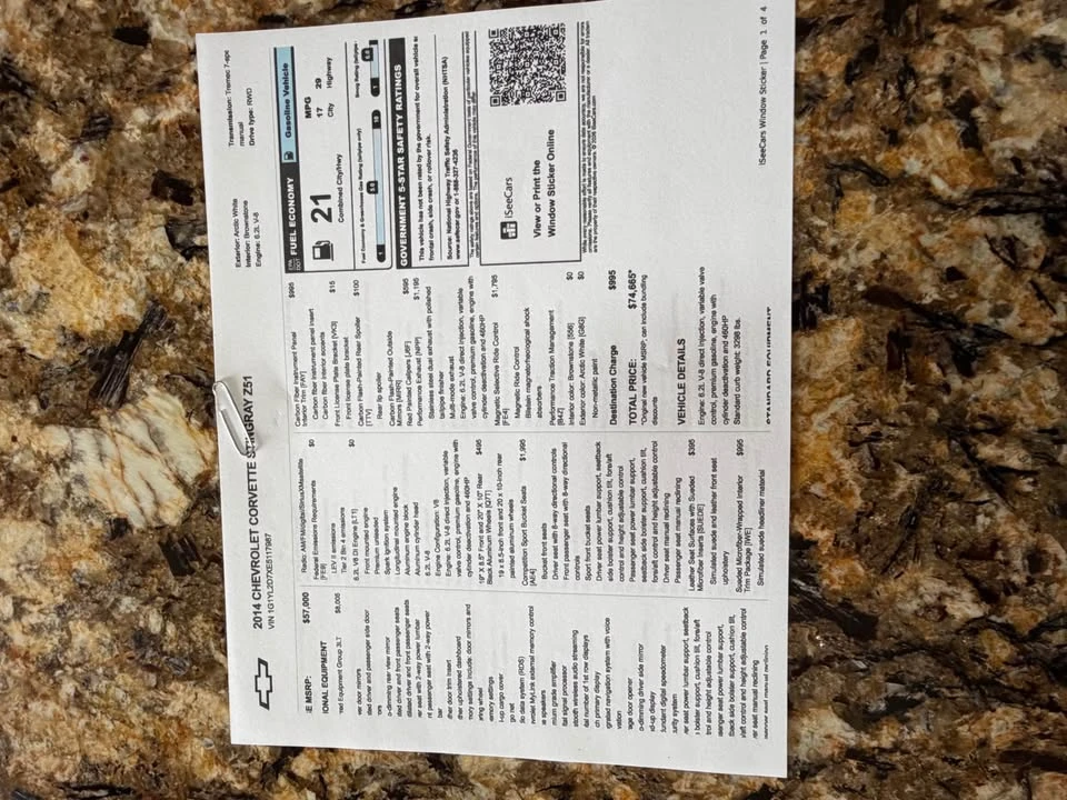 2014 Chevrolet Corvette C7 - Image 13 of 19
