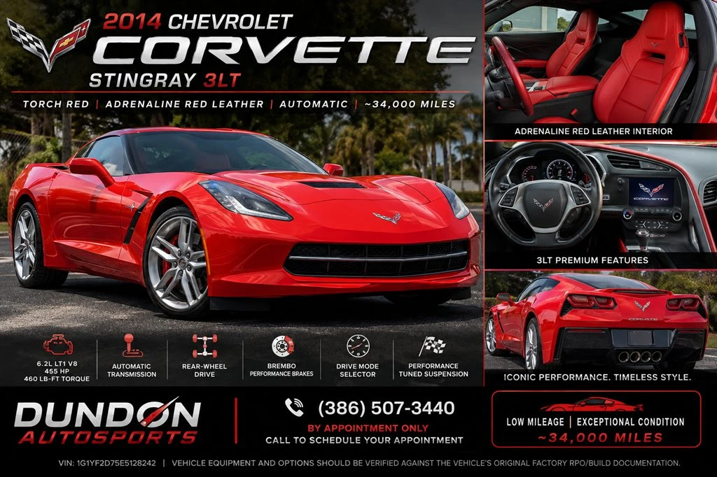 2014 Chevrolet Corvette C7 - Image 2 of 2