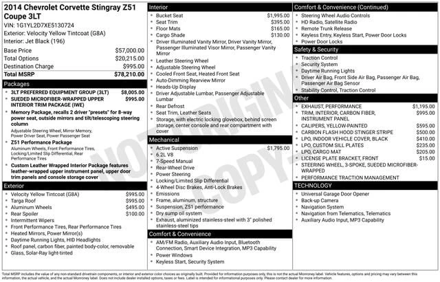 2014 Chevrolet Corvette C7 - Image 11 of 31