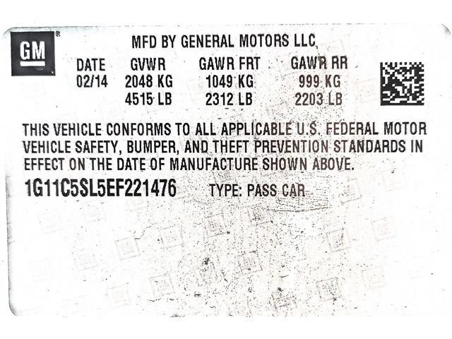 2014 Chevrolet Malibu - Image 10 of 11