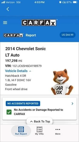 2014 Chevrolet Aveo/Sonic - Image 14 of 18