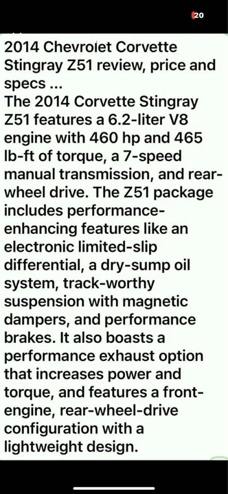 2014 Chevrolet Corvette C7 - Image 6 of 11