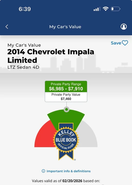 2014 Chevrolet Impala 9th Gen - Image 9 of 9