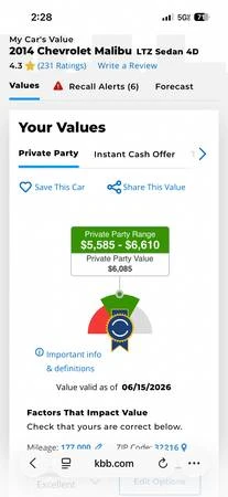 2014 Chevrolet Malibu - Image 13 of 26