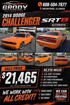 2014 Dodge Challenger 392 Hemi Scat Pack Shaker Coupe 2D