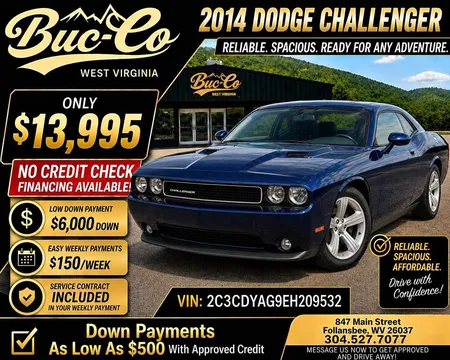 2014 Dodge Challenger SXT Coupe 2D