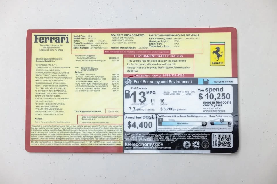 2014 Ferrari FF - Image 13 of 14