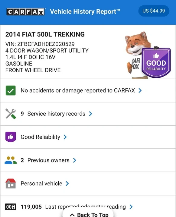 2014 Fiat 500 - Image 14 of 14