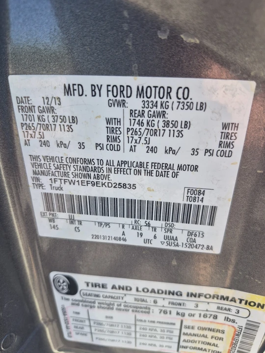2014 Ford F-150 12th Gen - Image 23 of 28