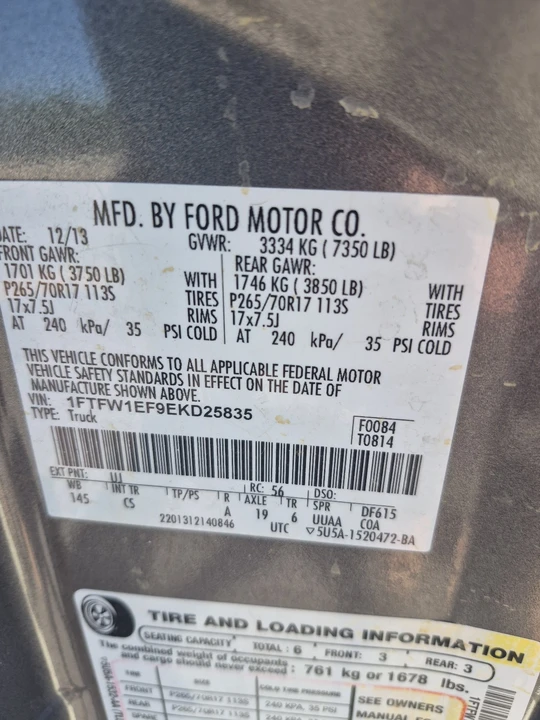 2014 Ford F-150 12th Gen - Image 24 of 28