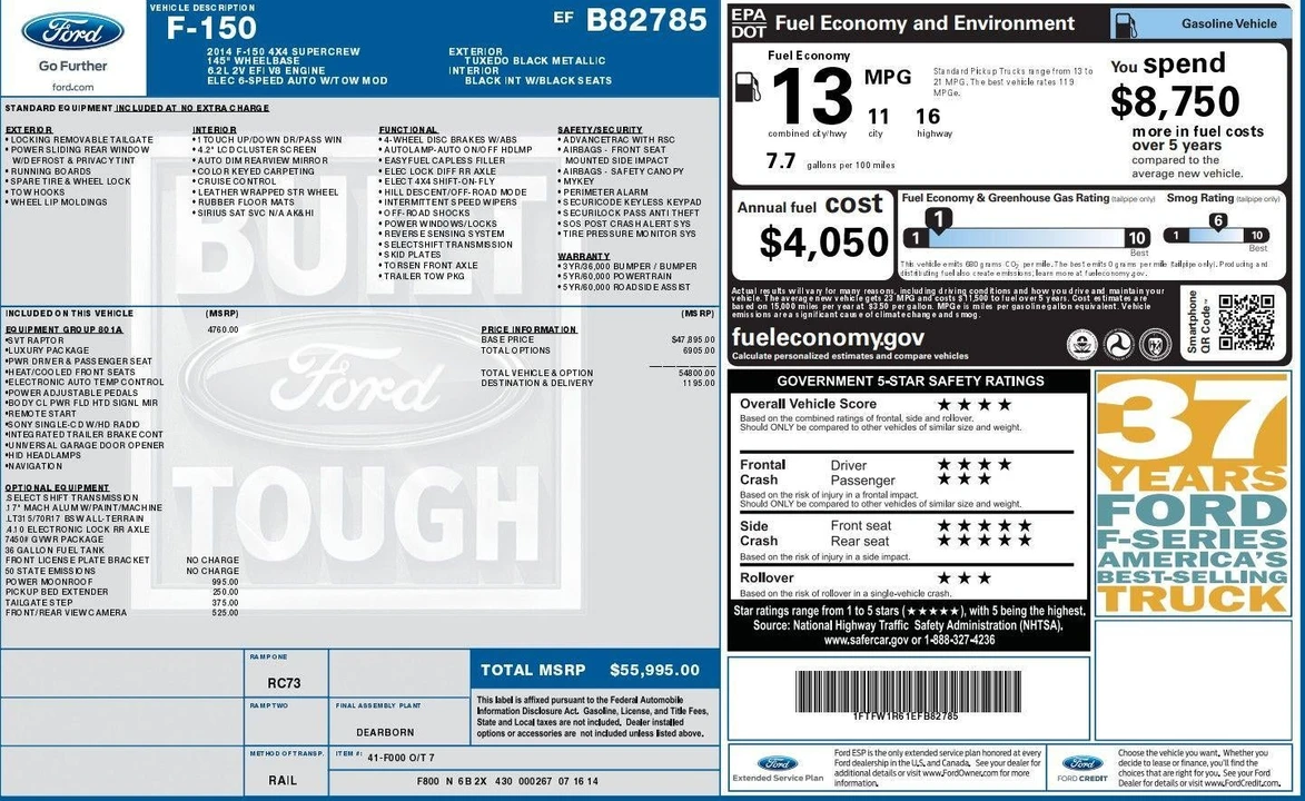 2014 Ford F-150 Raptor 12th Gen - Image 9 of 28