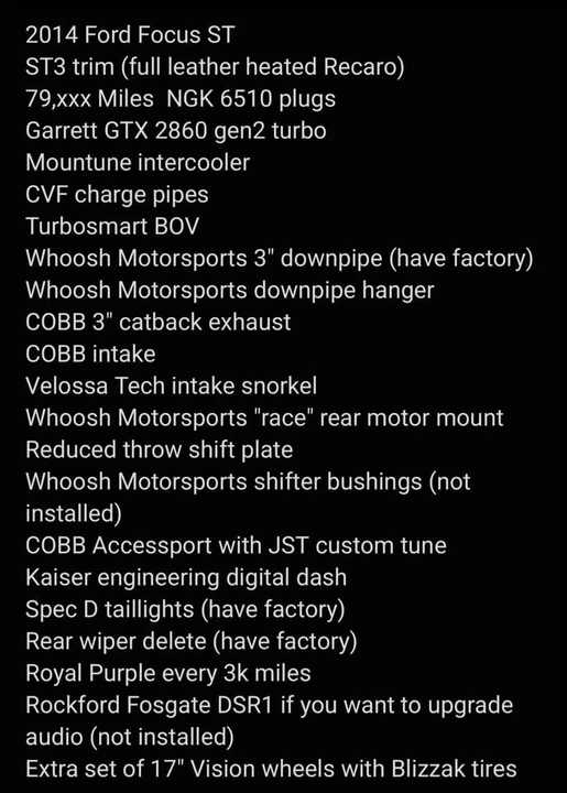 2014 Ford Focus ST 3rd Gen - Image 6 of 7