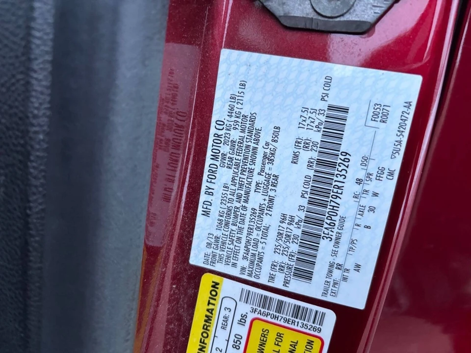 2014 Ford Fusion 2nd Gen - Image 19 of 21