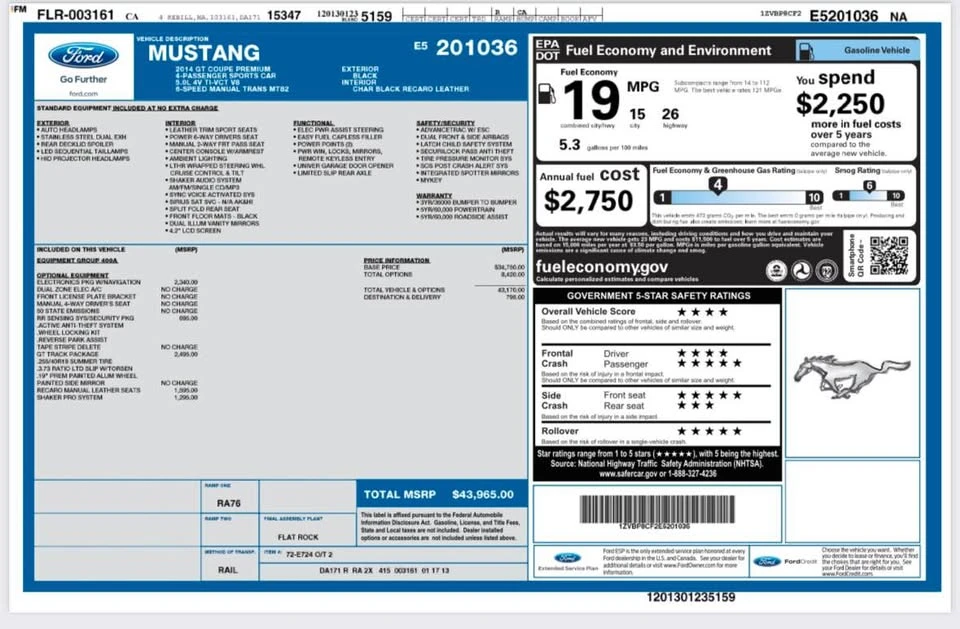 2014 Ford S197 Mustang - Image 6 of 6