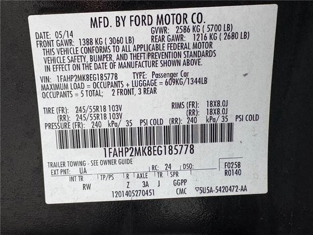 2014 Ford Taurus 6th Gen - Image 17 of 17