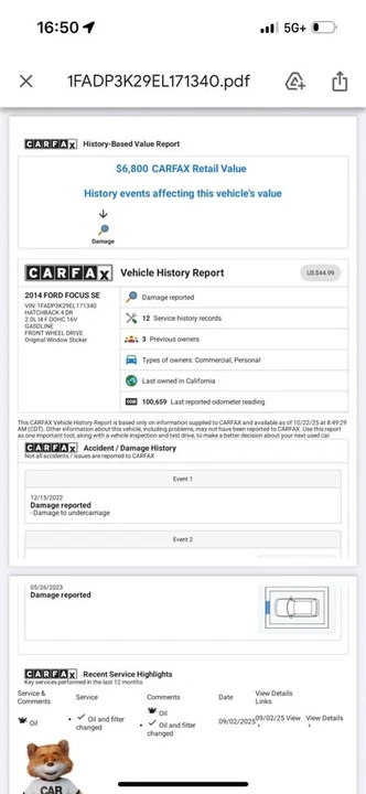 2014 Ford Focus 3rd Gen - Image 10 of 11
