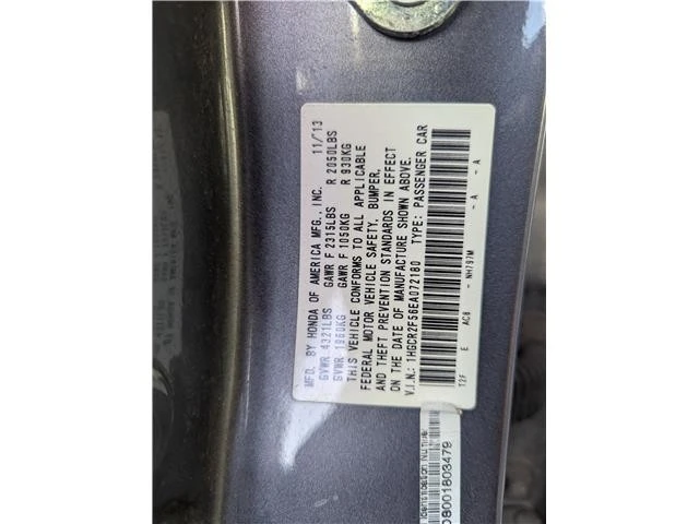2014 Honda Accord 9th Gen - Image 9 of 11