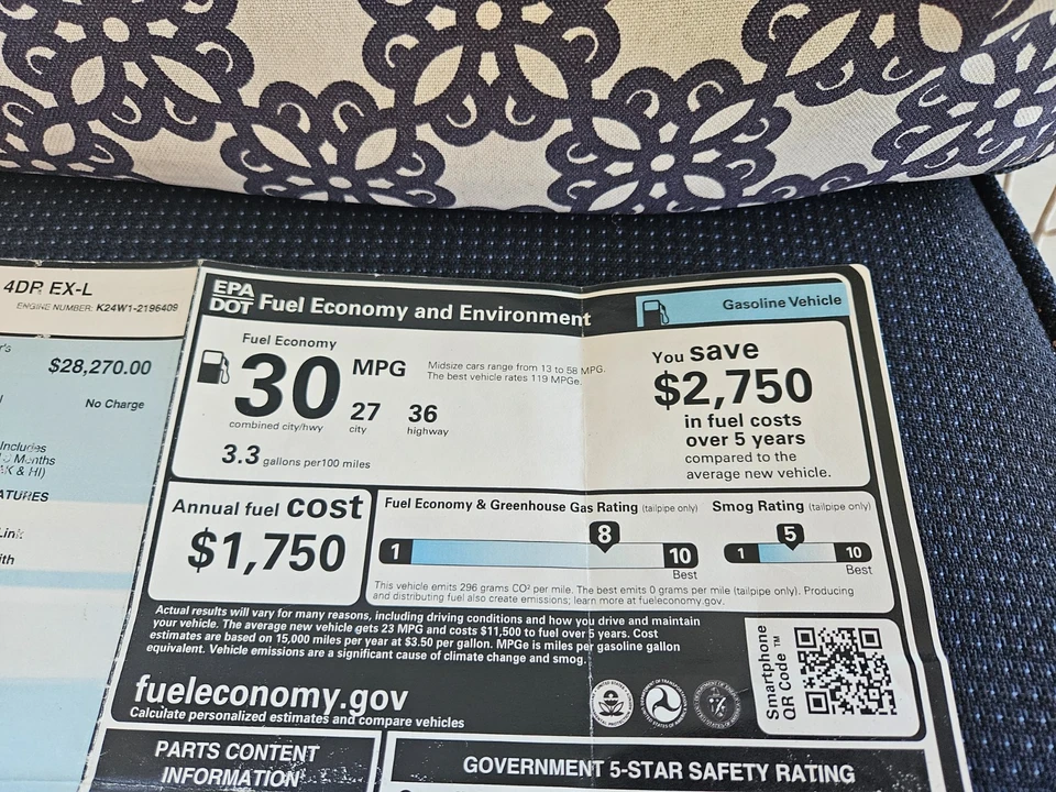 2014 Honda Accord 9th Gen - Image 3 of 18