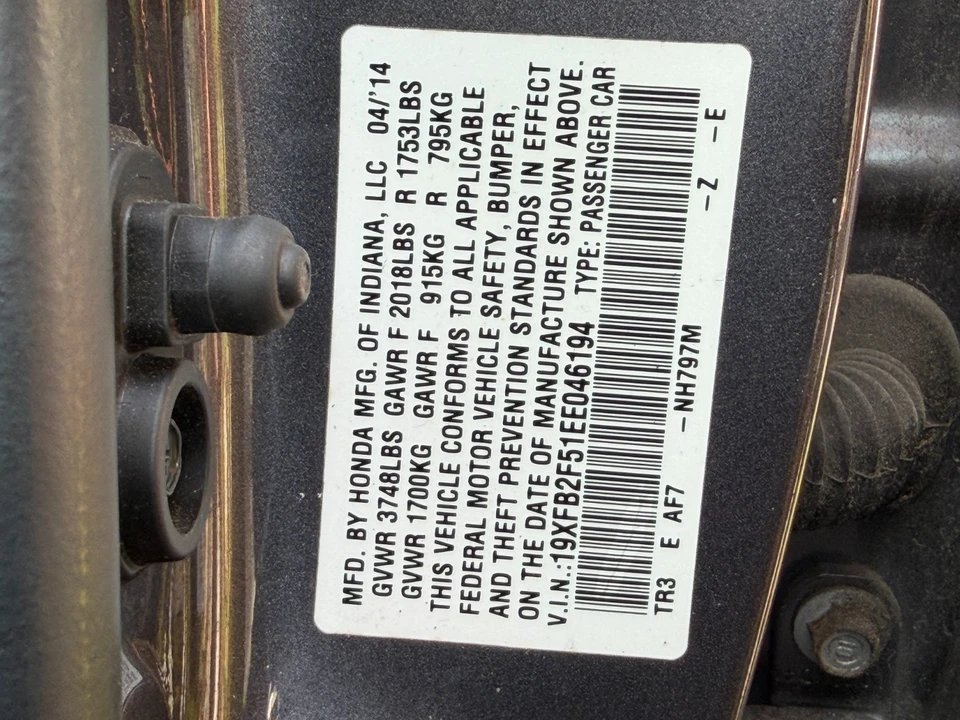 2014 Honda Civic 9th Gen - Image 18 of 20