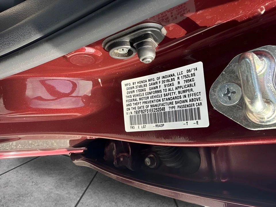 2014 Honda Civic 9th Gen - Image 27 of 27