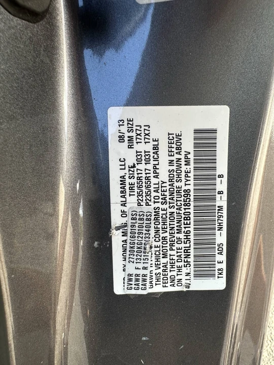 2014 Honda Odyssey - Image 14 of 21