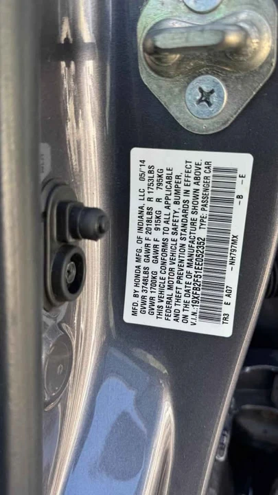 2014 Honda Civic 9th Gen - Image 14 of 14