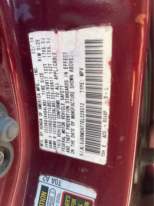 2014 Honda CR-V 4th Gen - Image 10 of 14