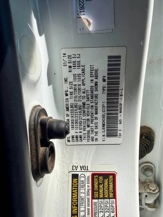 2014 Honda CR-V 4th Gen - Image 13 of 16