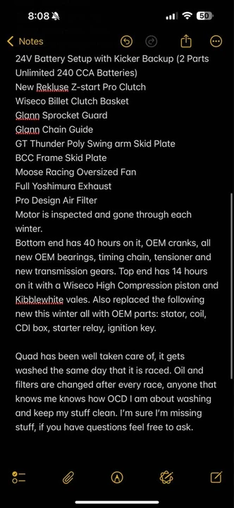 2014 Honda ATV - Image 5 of 6
