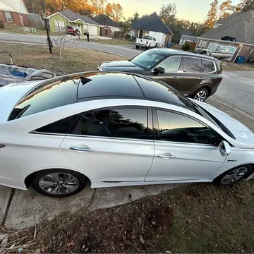 2014 Hyundai Sonata Hybrid Blue Sedan 4D