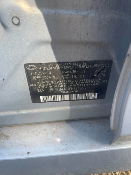 2014 Hyundai Sonata - Image 3 of 19