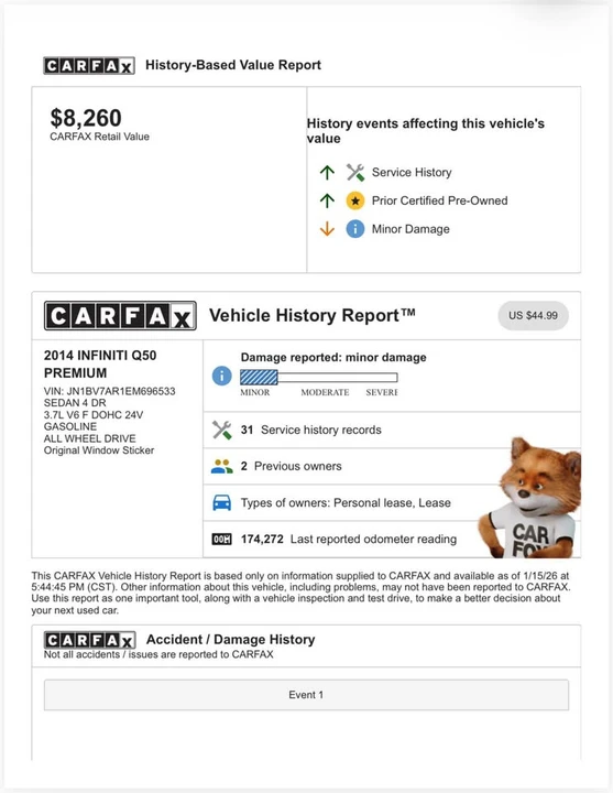 2014 Infiniti Q50 - Image 20 of 20