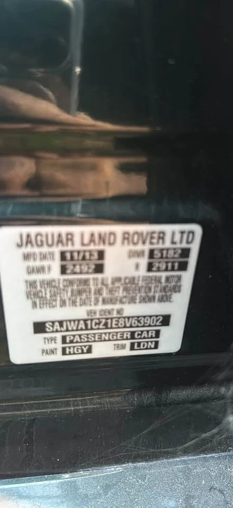 2014 Jaguar X351 XJ - Image 11 of 11