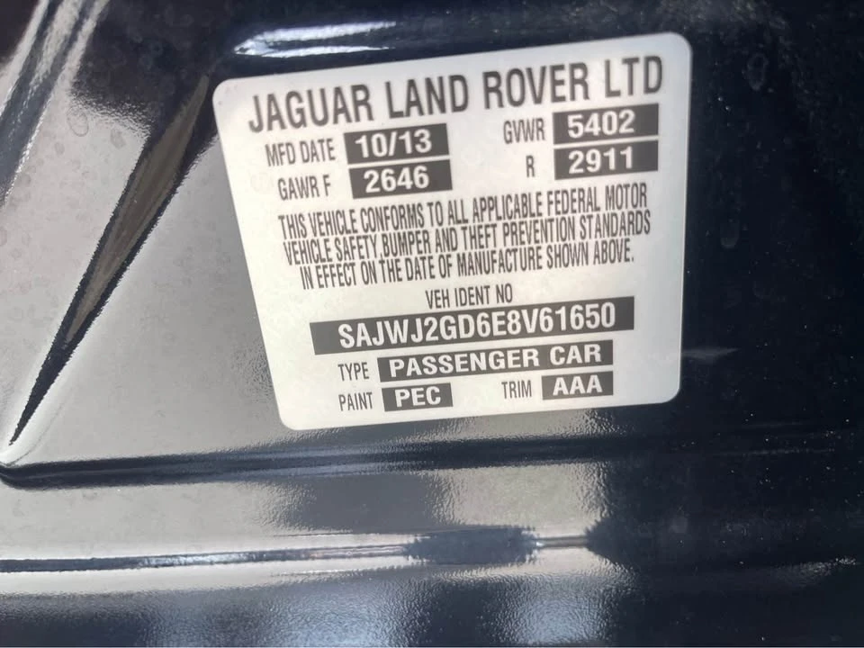 2014 Jaguar X351 XJ - Image 13 of 13