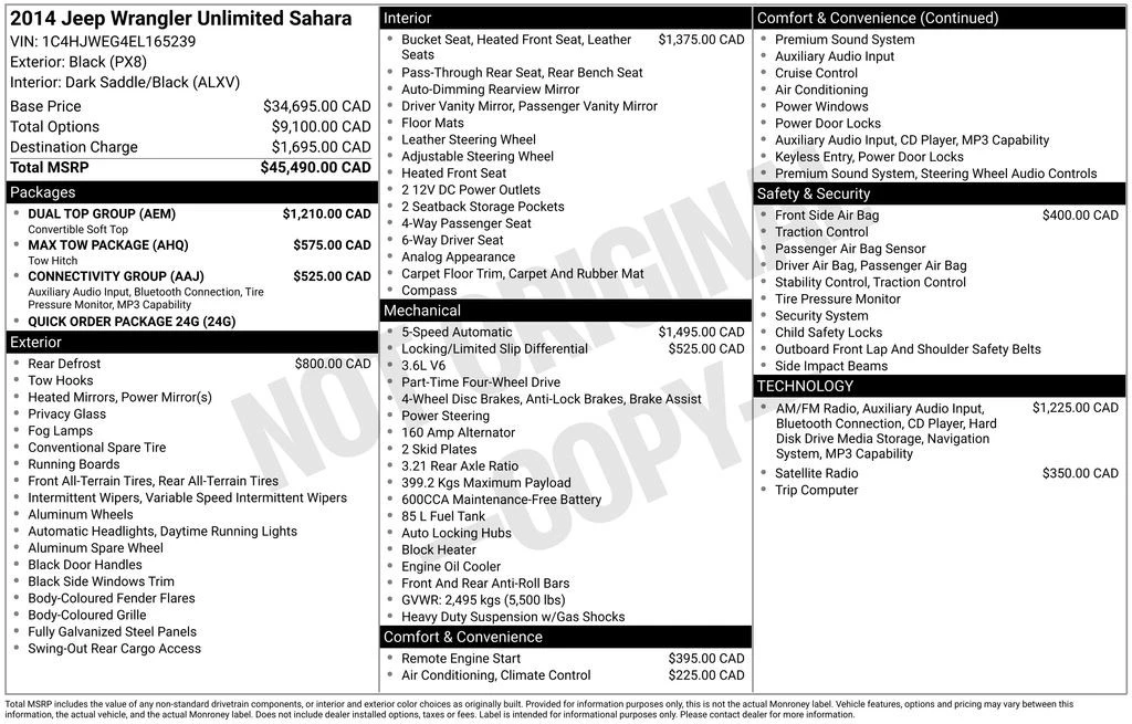 2014 Jeep JK Wrangler - Image 4 of 12