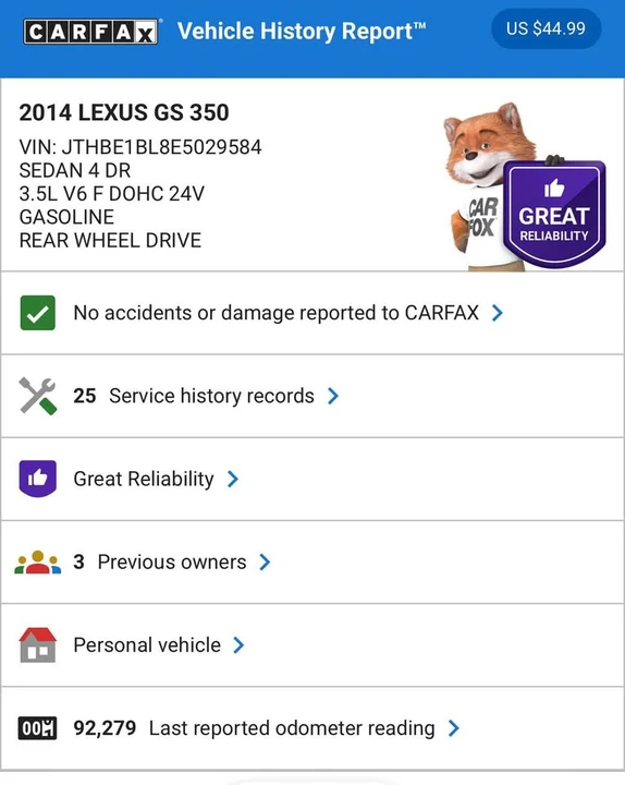 2014 Lexus GS 4th Gen - Image 3 of 11