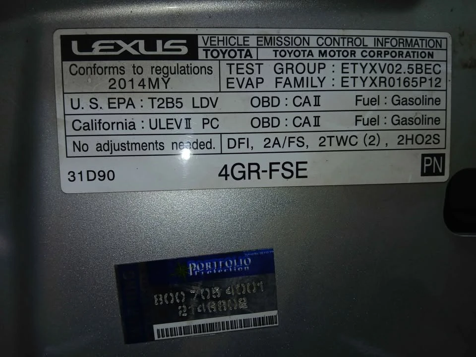 2014 Lexus IS 3rd Gen - Image 11 of 14