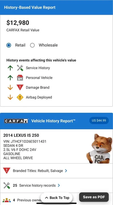 2014 Lexus IS 3rd Gen - Image 6 of 14