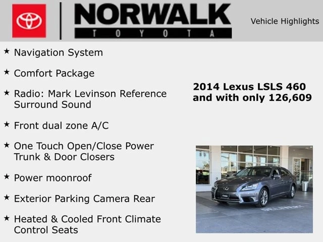 2014 Lexus LS 4th Gen - Image 10 of 21
