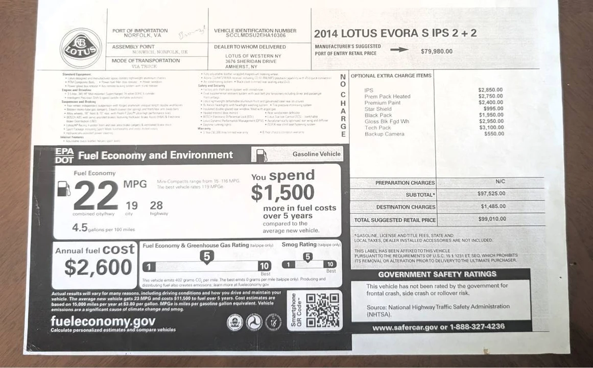 2014 Lotus Evora S - Image 24 of 24