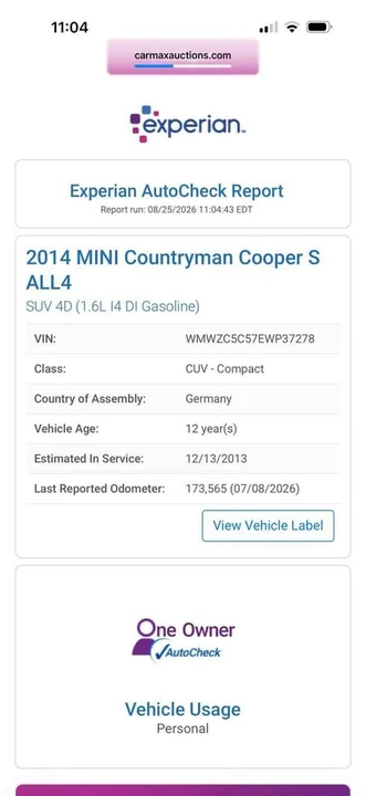 2014 Mini Countryman 1st Gen - Image 11 of 11