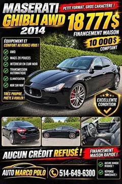 2014 Maserati Ghibli S