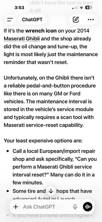 2014 Maserati Ghibli 3rd Gen - Image 11 of 12